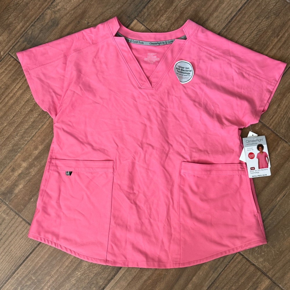Climate Right by Cuddi Duds Scrub Top